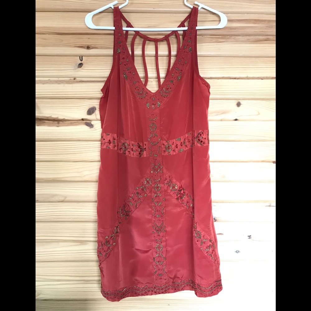 Flapper Beaded Dress Ecote Small Urban Outfitters